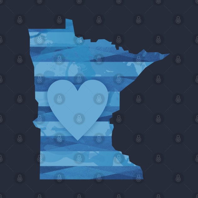 Minnesota Heart by Dale Preston Design