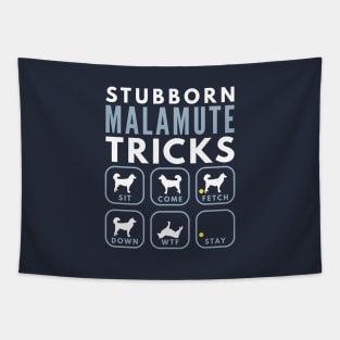 Stubborn Alaskan Malamute Tricks - Dog Training Tapestry