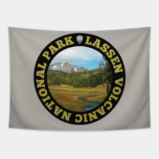 Lassen Volcanic National Park circle Tapestry