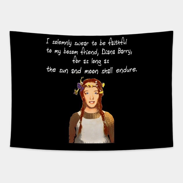 Anne with an E Tapestry by PoetandChef