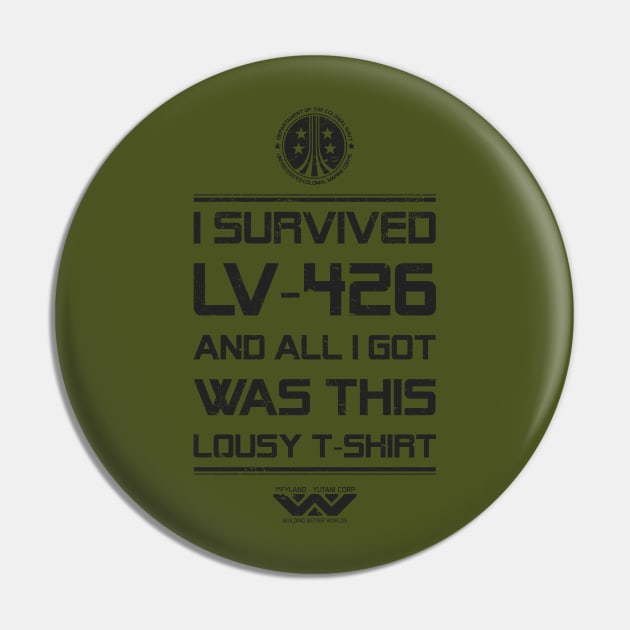 I survived LV-426 Pin by DrMonekers