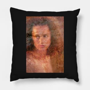 Portrait of a Young Woman Pillow