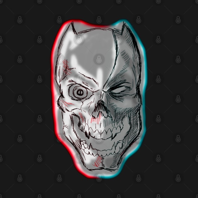 Silver Skull by MikeMeineArts