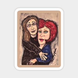 Ozzy and Sharon Osbourne Magnet