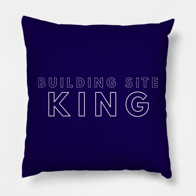 Real estate, building site manager, architect gift, construction worker sticker, property developer Pillow by Style Conscious