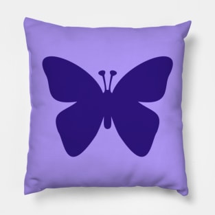 Violet Butterfly Pillow