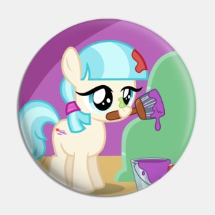 filly Pommel painting Pin