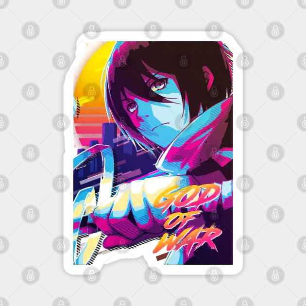 Noragami - Yato God of War Magnet by 80sRetro