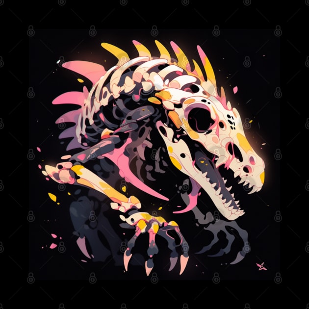 Dinosaur skeleton by HydraDreams