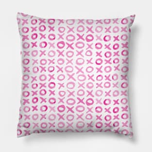 Xoxo valentine's day - pink Pillow