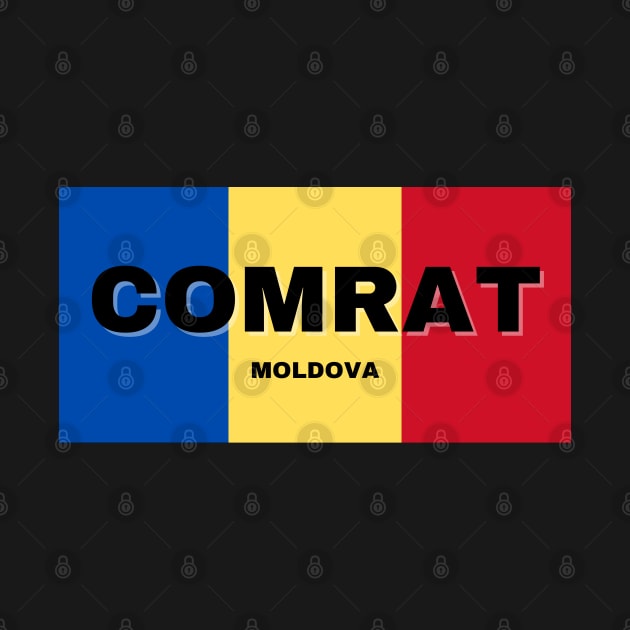 Comrat City in Moldovan Flag Colors by aybe7elf