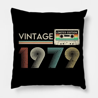 Vintage 1979 Limited Cassette Pillow