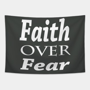 Faith Over Fear Tapestry