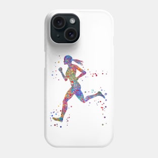 Running woman Phone Case