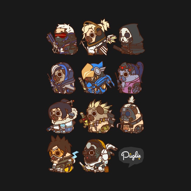 Overwatch Puglie by Puglie Pug 