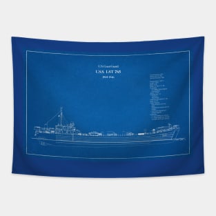 United States Coast Guard USS LST 785 - AD Tapestry