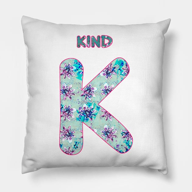 K Pillow by Geckojoy