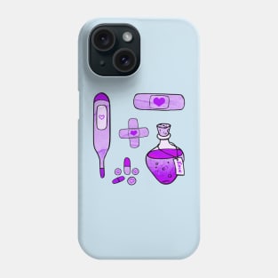 First Aid Kit Purple Phone Case