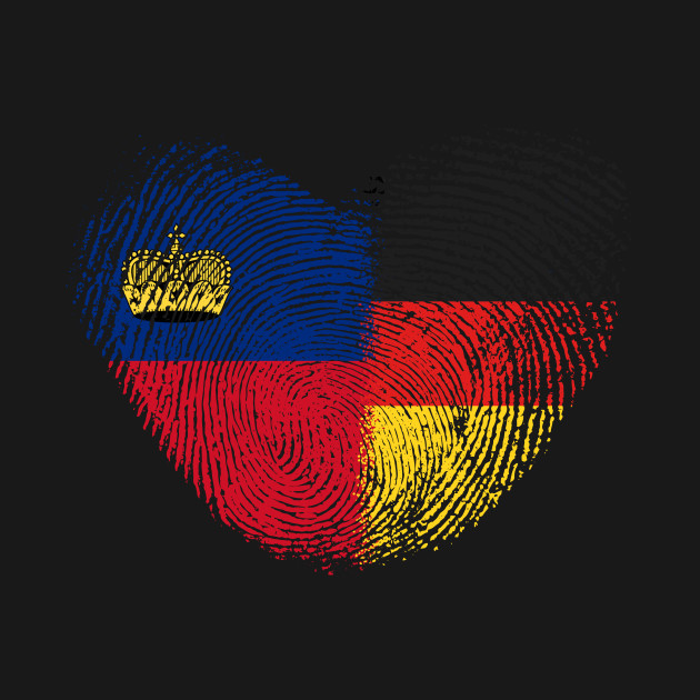 Disover Liechtenstein Fingerprint for Liechtensteiners - Liechtenstein - T-Shirt