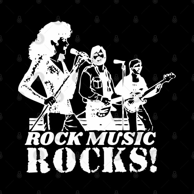 ROCK MUSIC ROCKS - Rock Music Design For People Who Love Rock Music by blueversion