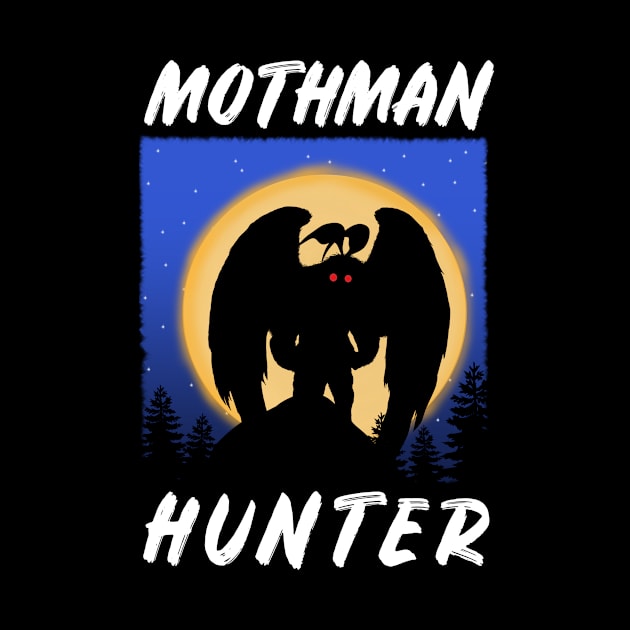 Mothman Hunter - Halloween Cryptid by urban-wild-prints