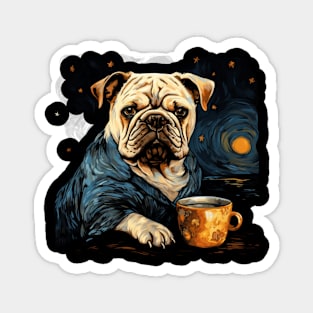 I love bulldog Magnet