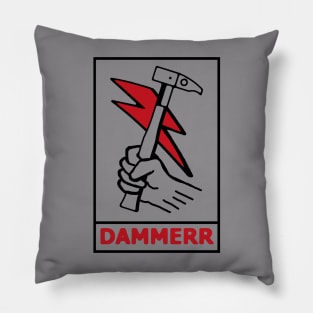 Hammer and Fist Logo Pillow