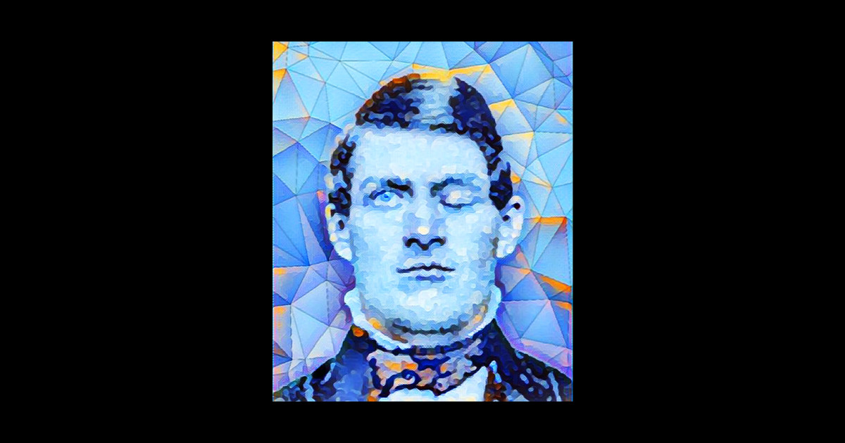 Phineas Gage Portrait Phineas Gage Artwork Phineas Gage Painting 14