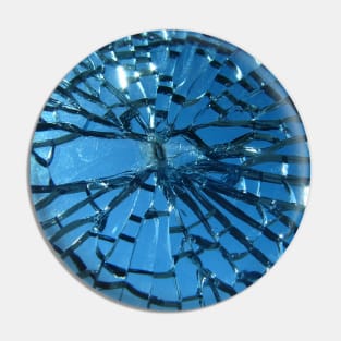 Broken glass pattern Pin