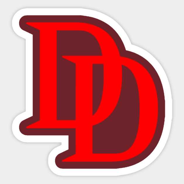 Devil Of Hell S Kitchen Logo Daredevil Sticker Teepublic