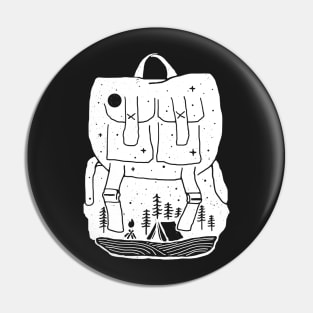 Backpacker (for Dark Color) Pin