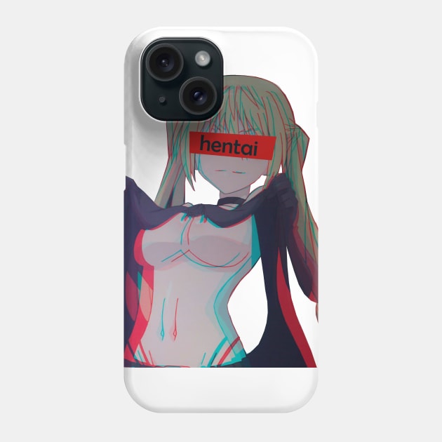 Hentai anime girl Phone Case by jorjii anime