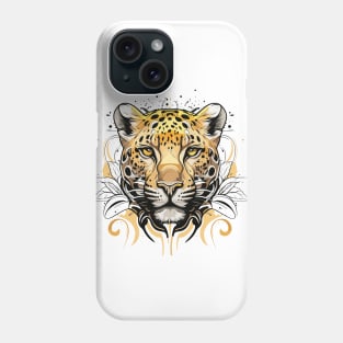 Graffiti Paint Leopard Creative Phone Case