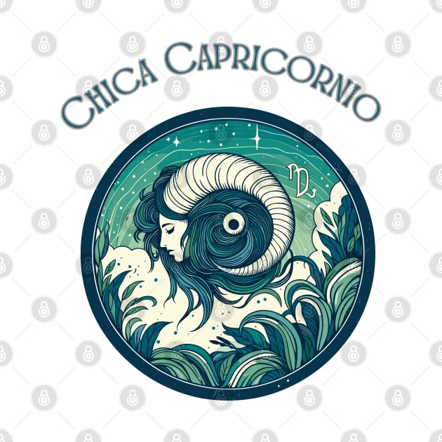 "Capricorn Spanish Celestial Symphony"- Zodiac Horoscope Star Signs by stickercuffs
