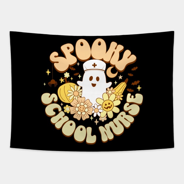 Spooky school nurse Tapestry by Emmi Fox Designs