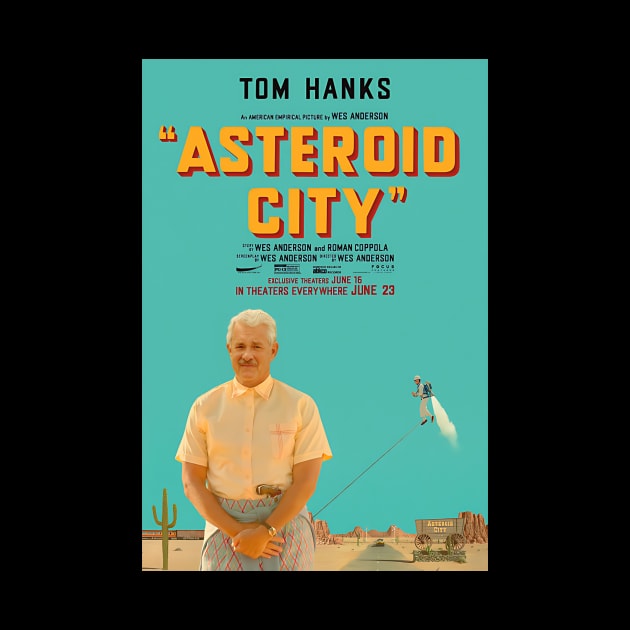 Asteroid City Tom Hanks Poster by charm3596