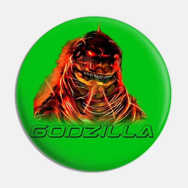 godzilla Pin by Pixy Official