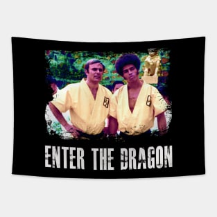 Enter the Elegance Bruce's Impact on Stylish  the Dragon on Wearable Canvas Tapestry