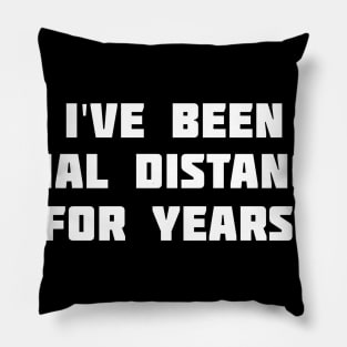 I have been social distancing for Years! Pillow