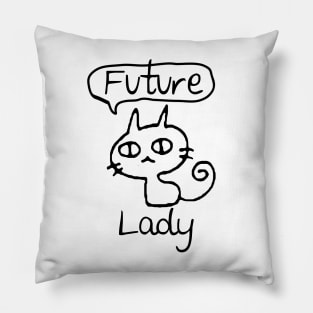 Future Cat Lady Pillow