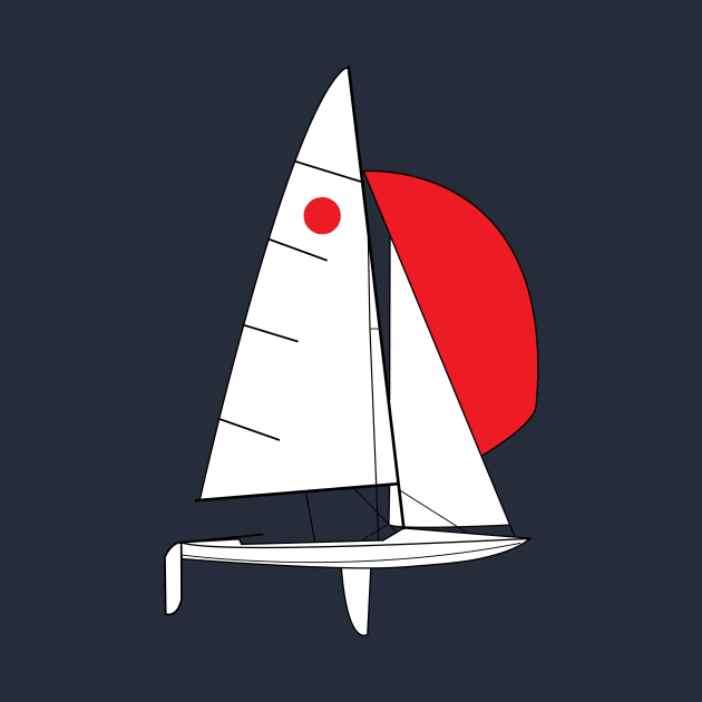 Fireball Sailboat by CHBB