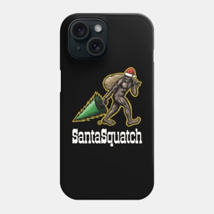 Bigfoot Santa Phone Case