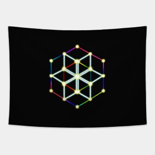 Spiritual Geometry /Star and Hexágono Tapestry