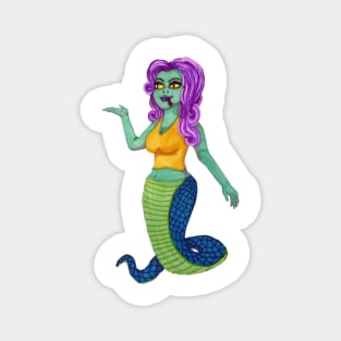 Halloween Monster - Snake Girl Magnet