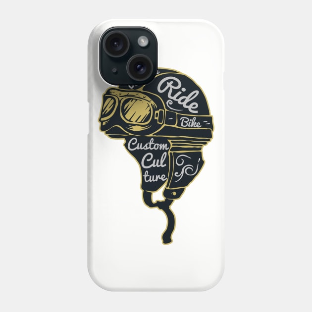 Vintage Bike Culture Phone Case by RadCoolguy