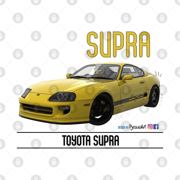 Supra Drift Yellow by PjesusArt