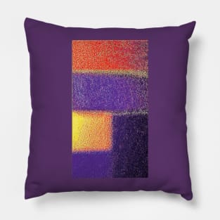 Purple Blockwork Pillow