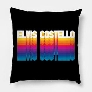 Retro Costello Proud Name Personalized Gift Rainbow Style Pillow