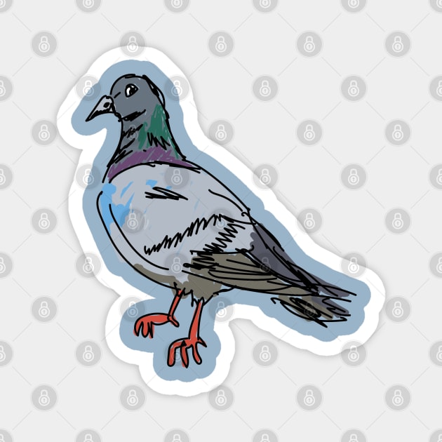 Pigeon Magnet by MAS Design Co