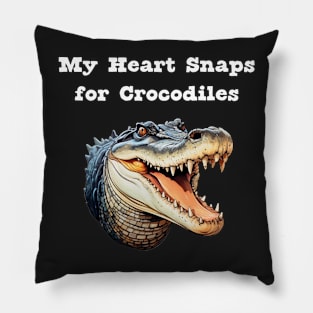 Australian Salt Water Crocodile Pillow